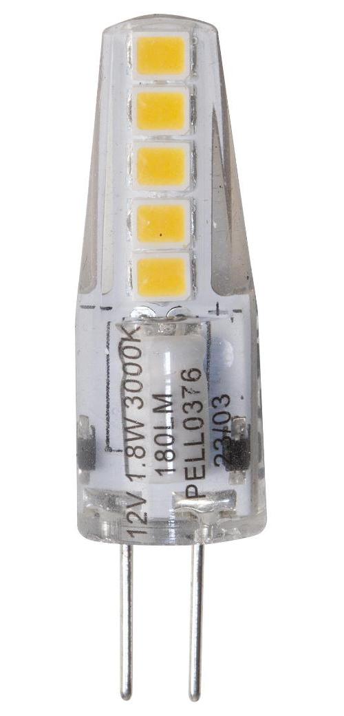 1.8W G4 Clear Capsule LED Bulb, 10mm, 3000K, 180lm - PELL0376