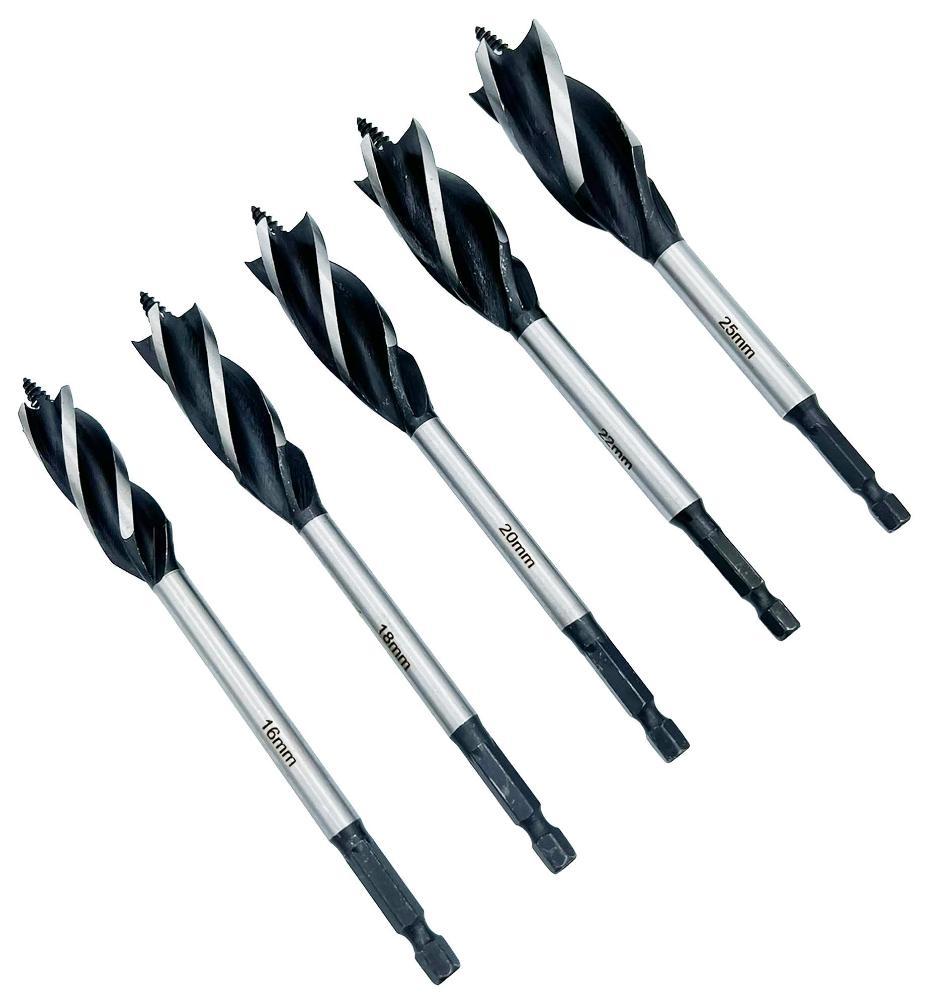 Auger Wood Drill Bit Set, 5 Piece - 48547