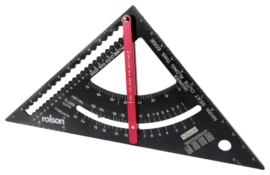 12&quot; (300mm) Adjustable Rafter Speed Square - 50859