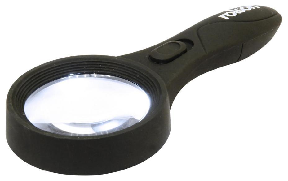 6 Mini LED Handheld Magnifying Glass - 60328