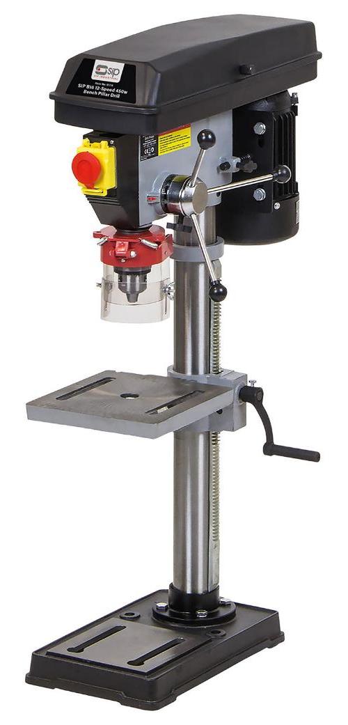 B16 450W12 Speed Bench Pillar Drill 230V - 01711