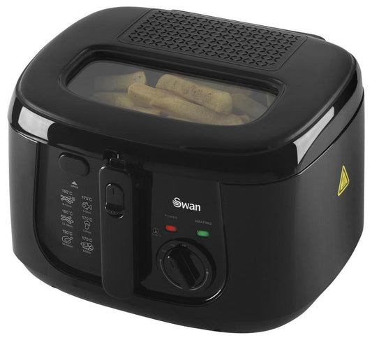 2.5 Litre Square Black Fryer - SD6080BLKN