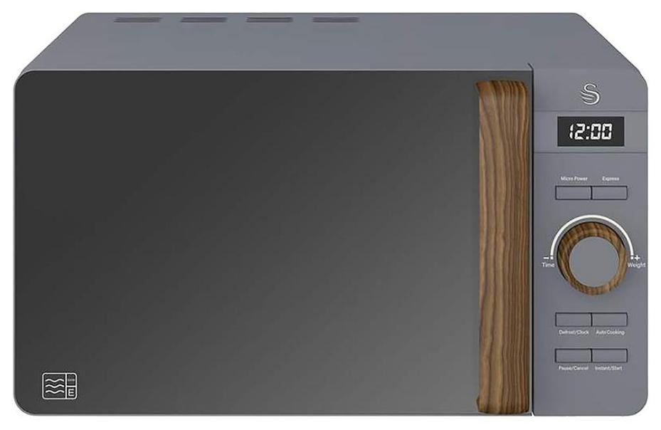 20L Nordic Digital Microwave, Grey - SM22036LGRYN