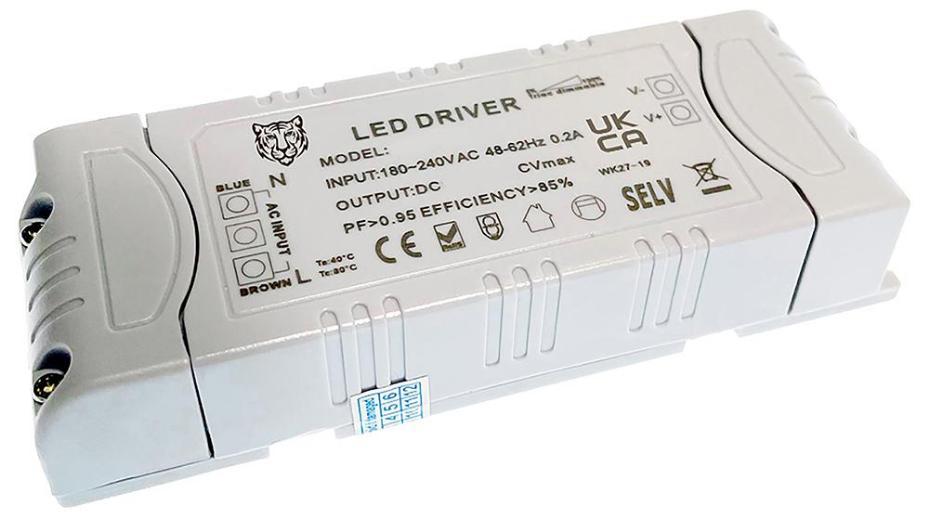 Mains Dimmable LED Driver, 24V, 0.5A, 12W - TGR2412