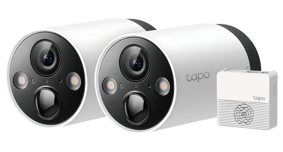 Tapo Smart Wire-Free Security Two Camera System, 2K QHD, IP65 - TAPO C420S2