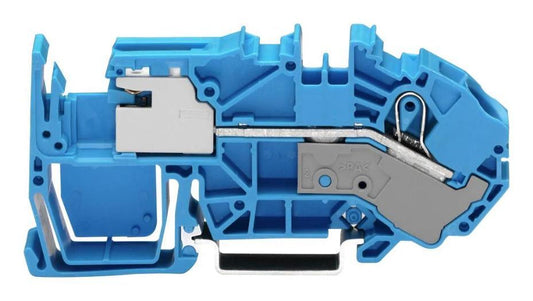 1 Conduct N Disconnect Terminal Block, Push In Cage Clamp, 20AWG to 6AWG, 73A - 2016-7714