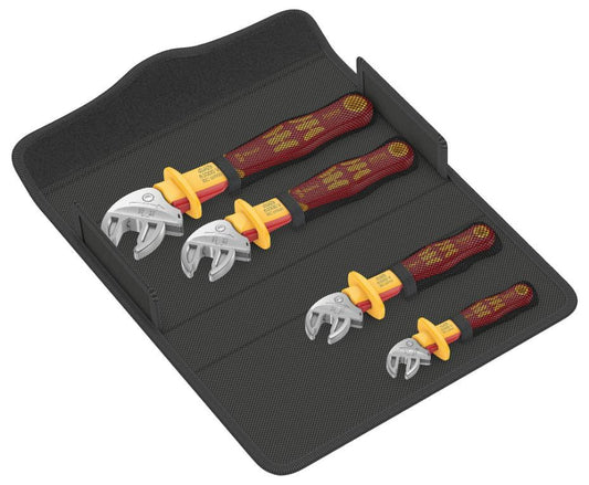 6004 Joker VDE Insulated Self-Setting Spanner Set, 4 Piece - 05020170001