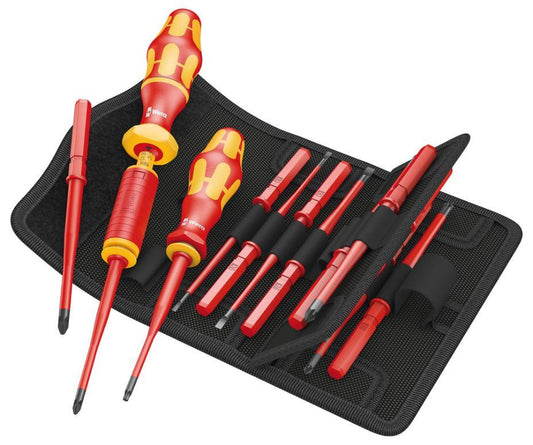 1.2Nm - 3Nm Kraftform Kompakt VDE Insulated Interchangeable Blade Torque Screwdriver Set, 16 Piece - 05135906001