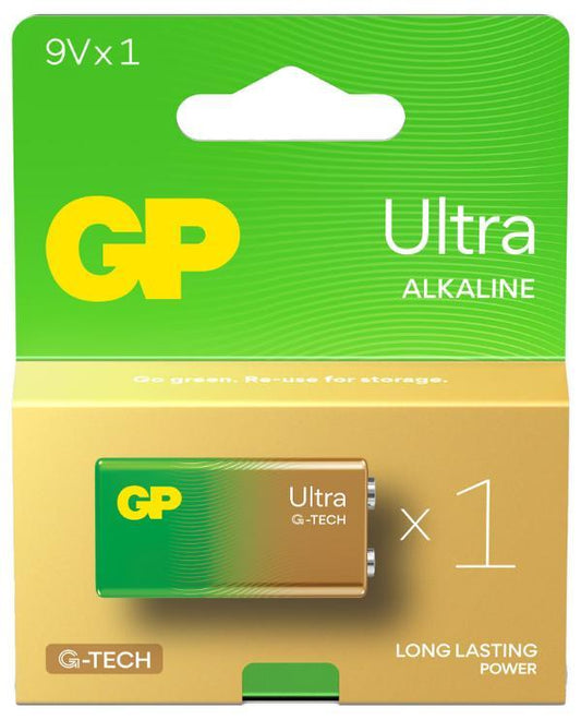 Ultra Alkaline 9V Battery - GPPVA9VAU143