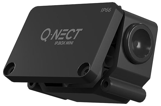 Q-Nect Connection Box, 3 Pole, 2 Way, 16A, Black/Red, IP66 - QOE5232BLK