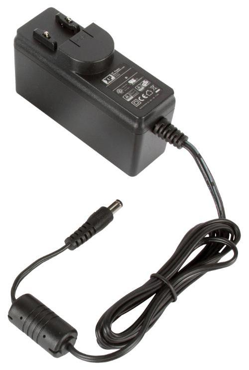 AC/DC Interchangeable Power Supply, ITE & Medical, 12V, 3A, 36W, 2.5mm Plug - ACM36US12