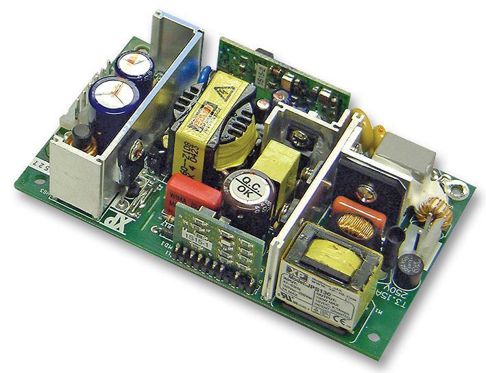 AC/DC Open Frame Power Supply, Medical Approved, 24V, 5.4A, 130W - JPS130PS24-M