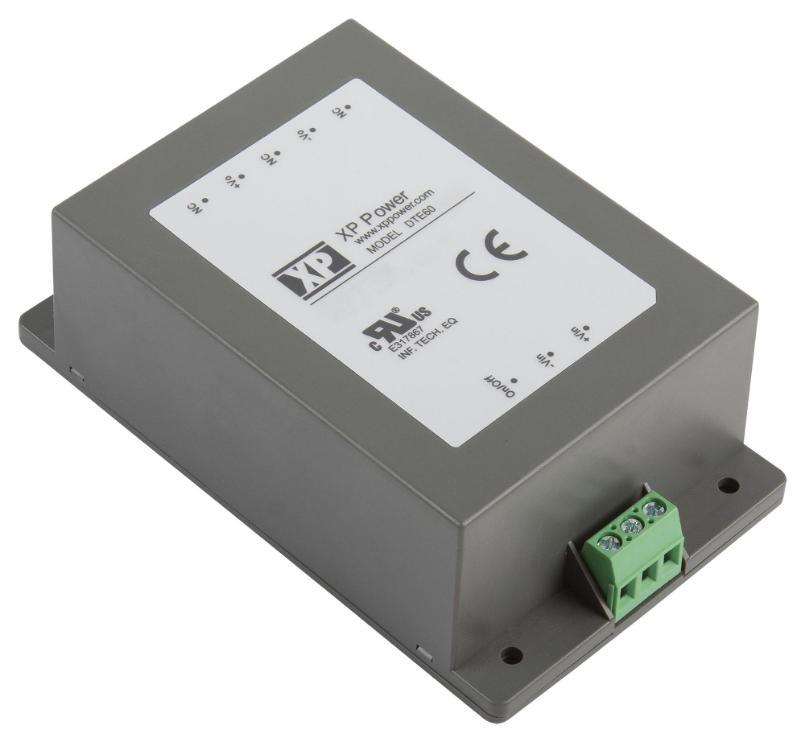 Isolated Chassis Mount DC/DC Converter, 12V, 5A, 60W - DTE6048S12