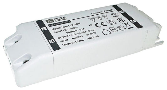 Long Life LED Driver, 12V DC, 1.66A, 20W - TGR-12V-20W