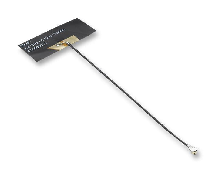 WiFi Antenna, 2.4GHz to 5GHz, 50 Ohm, 4.8dBi - 47950-2011