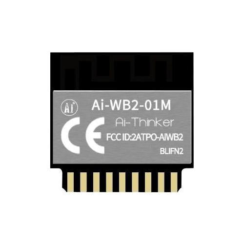 WiFi and Bluetooth Module, 32 BIT, Onboard Antenna, DIP 16 - AI-WB2-01M