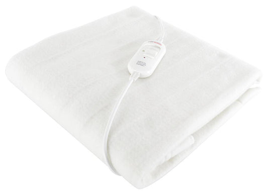 StayWarm Single Bed Electric Heated Underblanket, White - F900