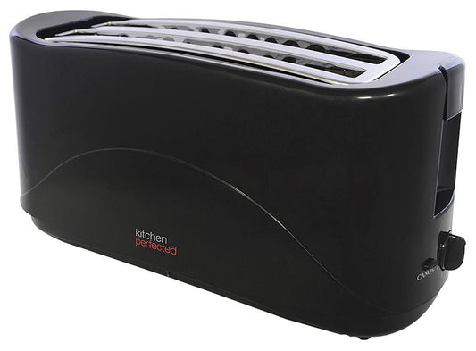 1300W 4 Slice Toaster, Black - E2112BK