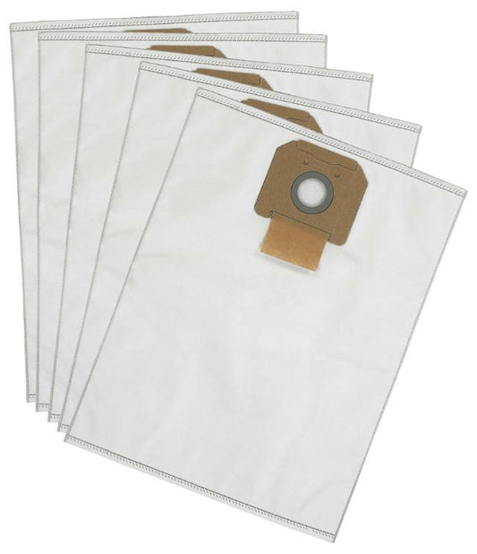 Fleece Dust Bags for DWV902 & DWV905 Construction Dust Extractors, 5 Pack - DWV9402-XJ