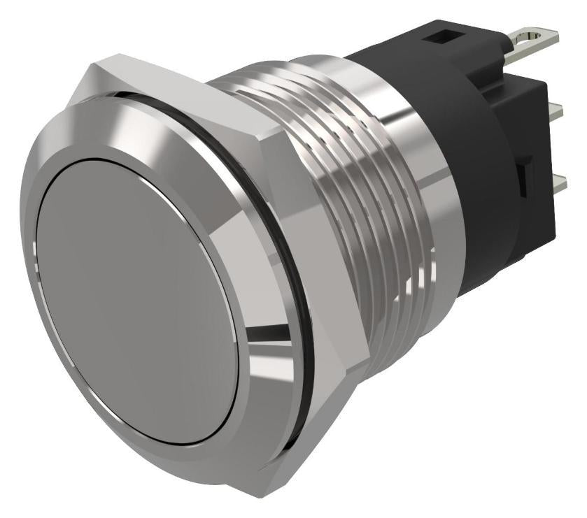 Vandal Resistant Push Button Switch, Maintained, SPDT, 240V AC, 3A, 19mm - 82-5151.2000