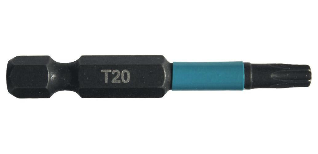 T20 x 50mm Torx Impact Black Screwdriver Bits, 2 Pack - B-63781