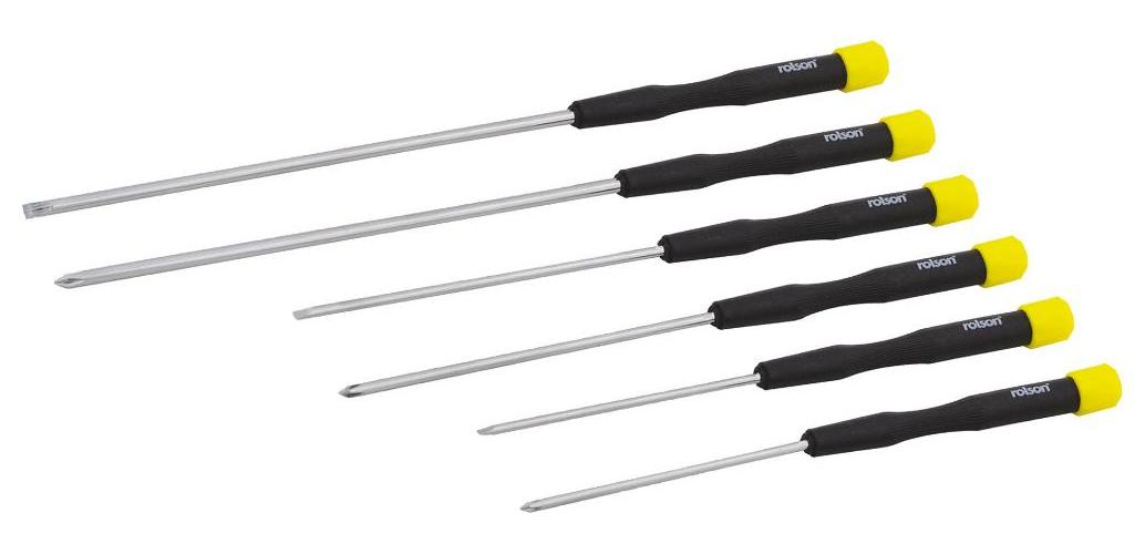 Extra Long Precision Screwdriver Set, 6 Piece - 28219