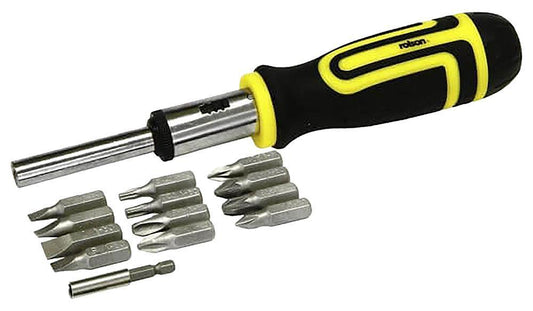 14 in 1 Ratcheting Screwdriver & Bit Set - 28444