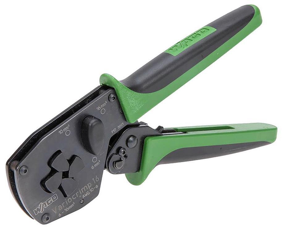 6mm², 10mm² & 16mm² Variocrimp 16 Crimping Tool for Insulated & Uninsulated Ferrules - 206-1216