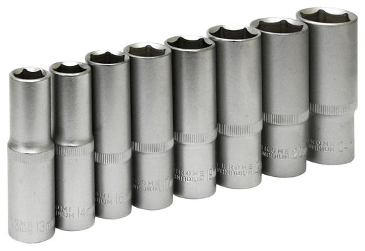 1/2&quot; Square Drive Deep Socket Set, 11 Piece - 38618