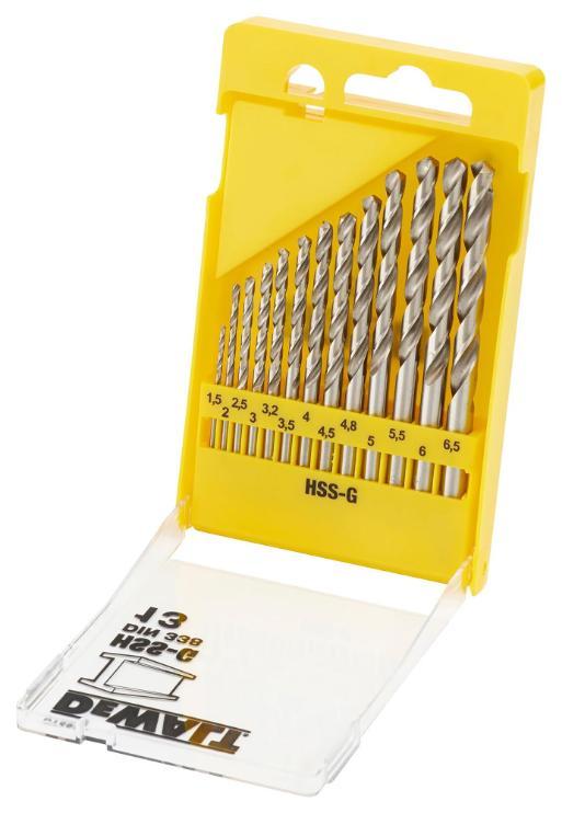 HSS-G Metal Drill Bit Set, 13 Piece - DT5922-QZ