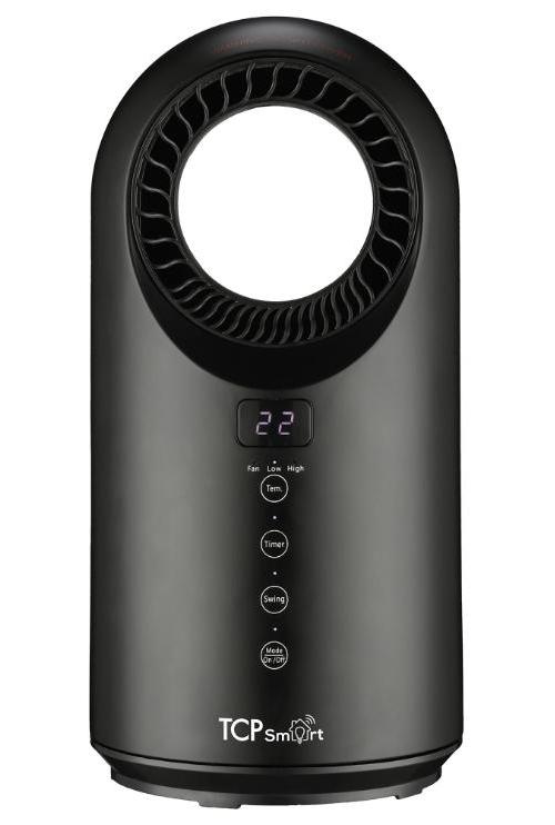 Smart WiFi Bladeless Oscillating Heater & Fan, Black - SMABLFAN1500WBHN1903