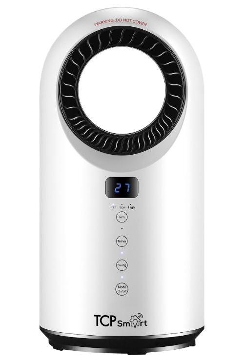 Smart WiFi Bladeless Oscillating Heater & Fan, White - SMAWHFAN1500WBHN1903