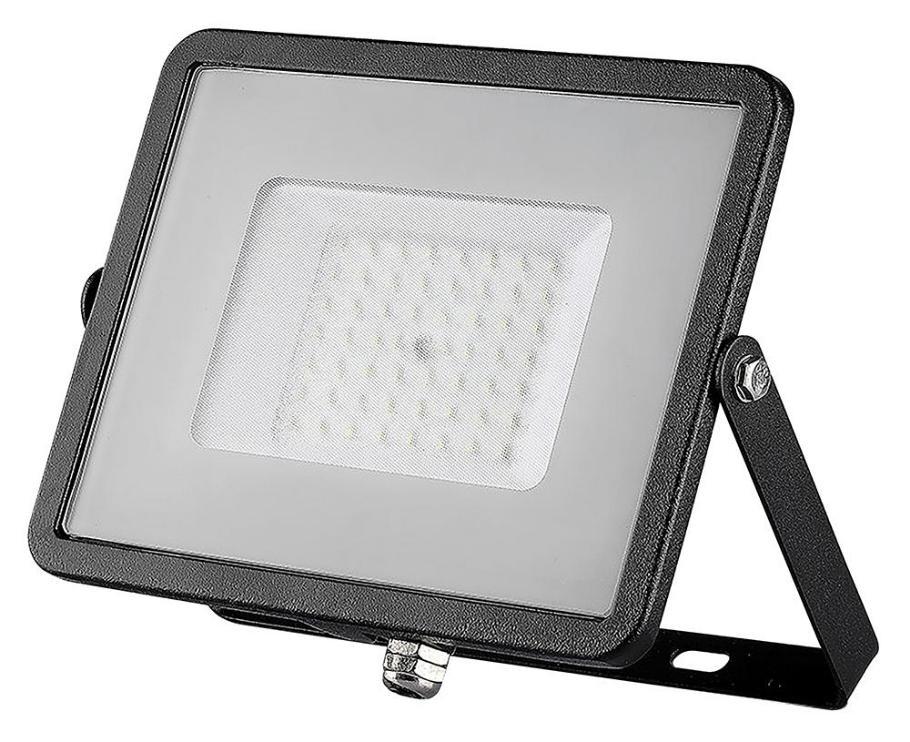 50W SMD Floodlight, 6500K, 4000lm, IP65, Black - VT-50 21408