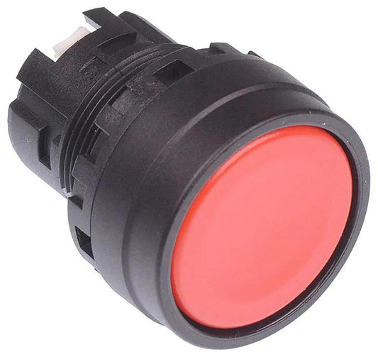 Maintained Push Button Switch Actuator, 22mm, IP65, Red - YW1B-A1R