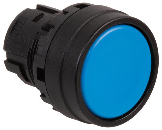 Maintained Push Button Switch Actuator, 22mm, IP65, Blue - YW1B-A1S