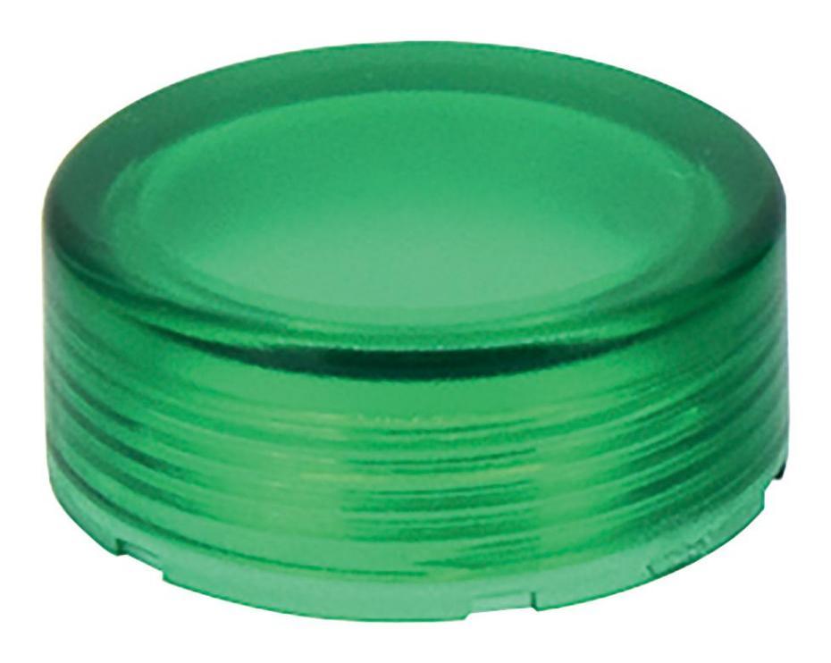 Round Push Button Lens, Green - YW9Z-L12G