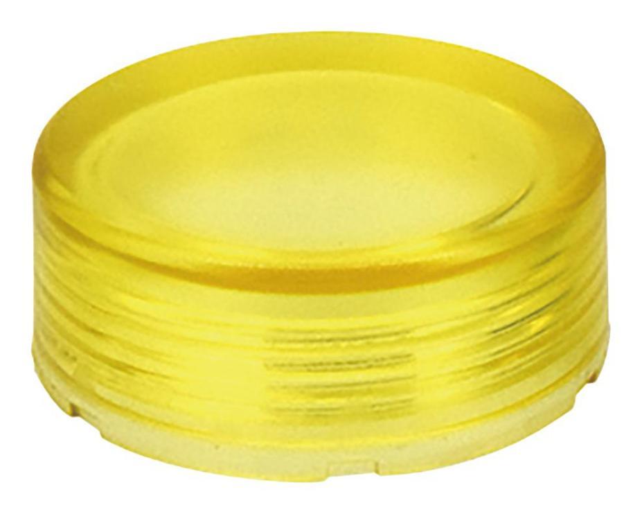 Round Push Button Lens, Yellow - YW9Z-L12Y