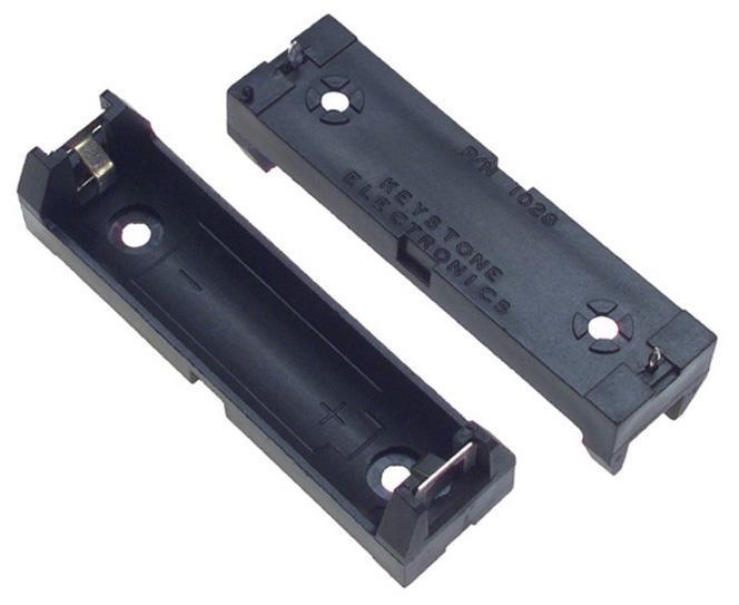 1x AA Battery Holder, Through Hole PCB Mount - 1028