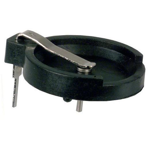 12-30mm Button Cell Battery Holder, Horizontal PCB Mount - 1025-7