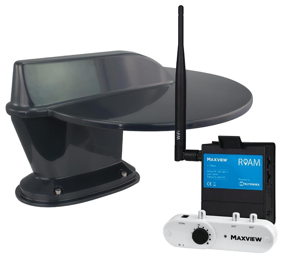 Roam Combo Mobile 4G WiFi & TV System, Grey - COMBO/50G