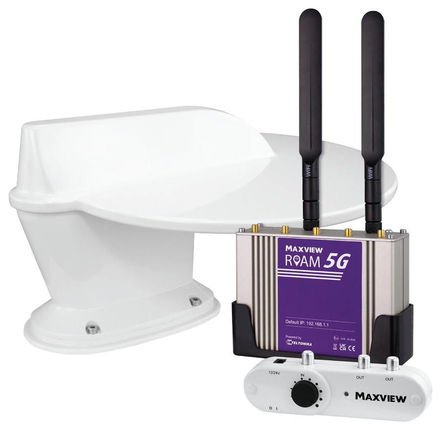 Roam Combo Mobile 5G WiFi & TV System, White - COMBO/60