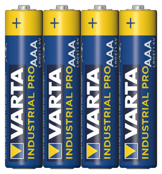 Industrial Pro AAA Alkaline Batteries, 4 Pack - 4003211304