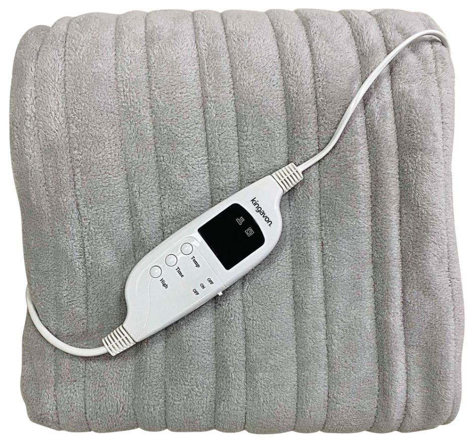 Electric Heated Throw / Blanket, Grey - EB105