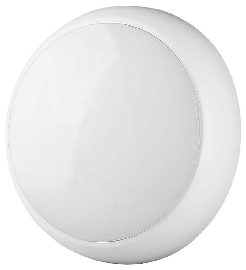 15W Round Dome Light with Microwave Sensor, 6400K, 1580lm, White - 21805