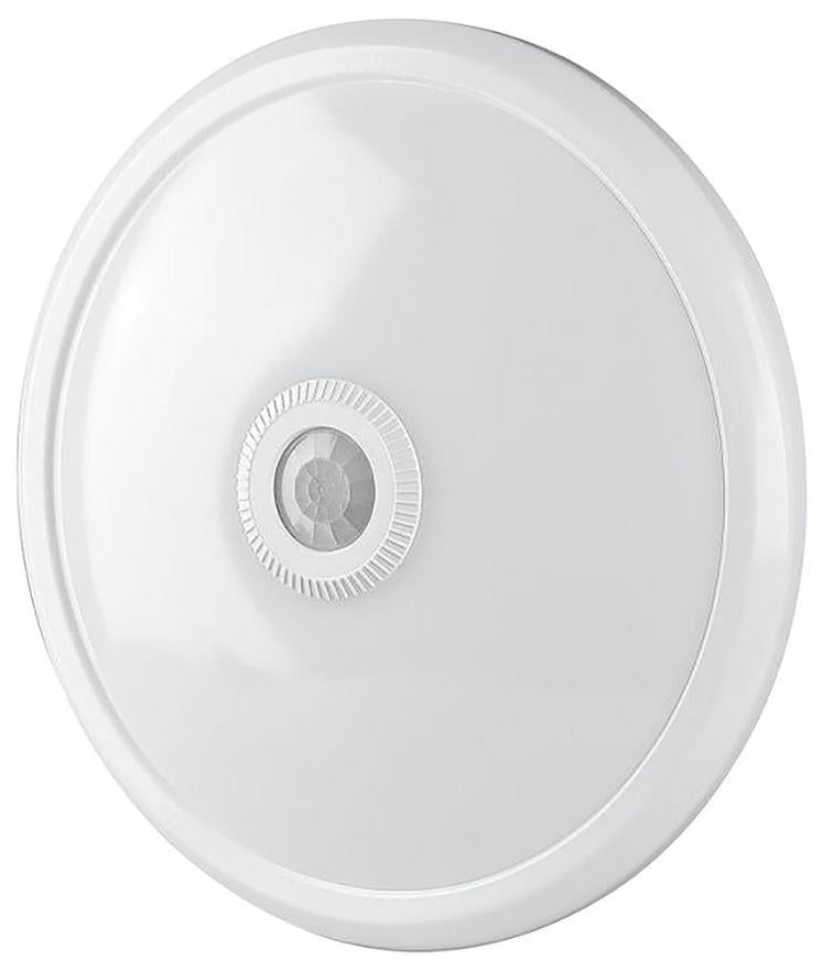 LED Dome Light with PIR Sensor, 4000K, 900lm, IP20, White - 21808