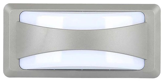 12W LED Bulkhead Softlight, 6400K, 1160lm, Grey - 218247