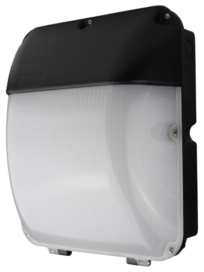 30W LED Slim Wall Light, 3-in-1 CCT, 2200lm, IP65, Black - 243076