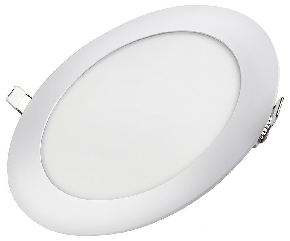 6W Round LED Panel, 3-in-1 CCT, 390lm, IP20, White - 213420