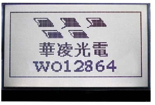 LCD Graphic Display Module 128x64, White, FSTN Positive, Transflective - WO12864Q-TFH#