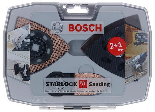 Starlock Oscillating Multi-Tool Best of Sanding Set, 6 Piece - 2608664133